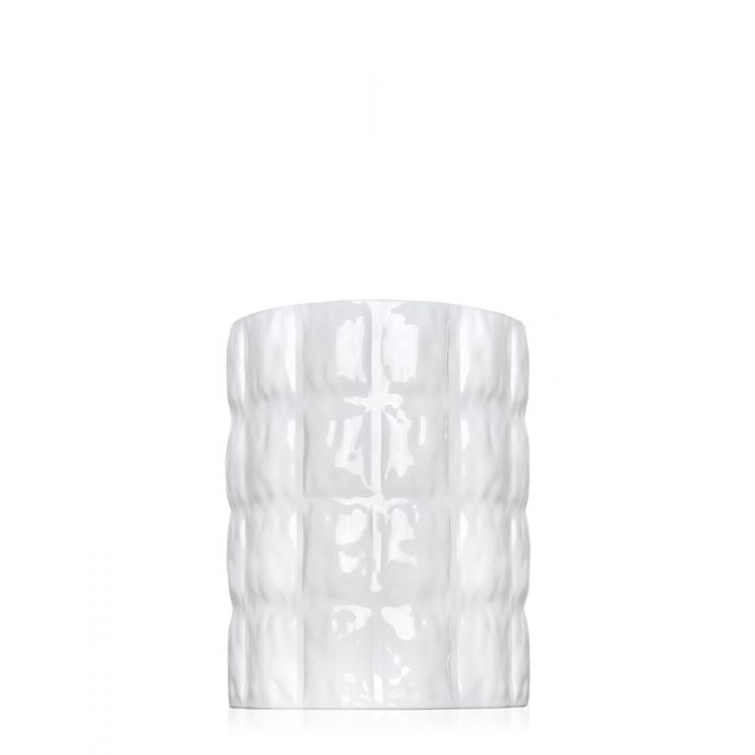 Kartell vaso Matelassè bianco coprente