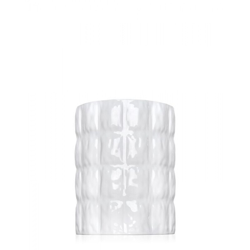 Kartell vaso Matelassè bianco coprente