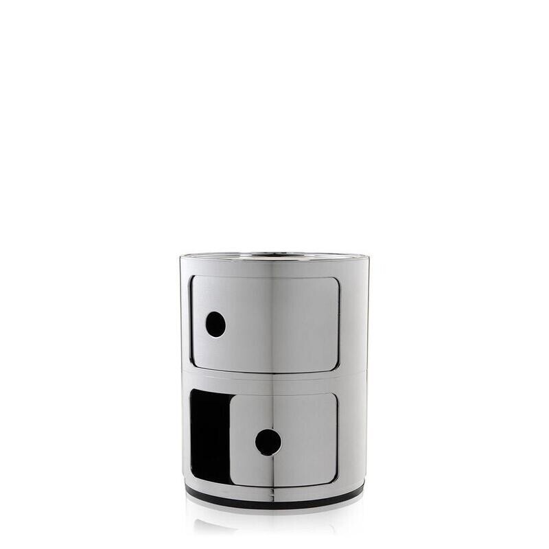 Kartell Contenitore Componibile Metal 2 elementi Cromo Kartell Contenitore Componibile Metal 2 elementi Cromo
