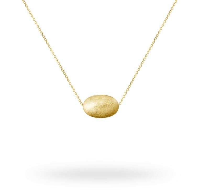 Diva Gioielli Collezione Luce Collana in argento con centrale passante ovale