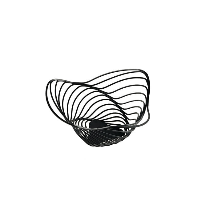 Alessi portaagrumi Trinity nero