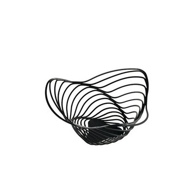 Alessi portaagrumi Trinity nero