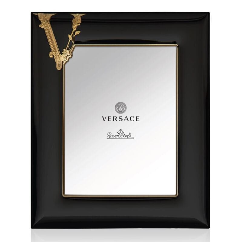 Versace portafoto verticale VHF8 20x25 black Versace portafoto verticale VHF8 20x25 black