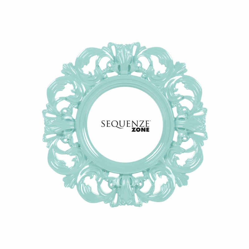 SEQUENZE PORTAFOTO COLORZONE LINEA GATSBY ACQUA 13X13