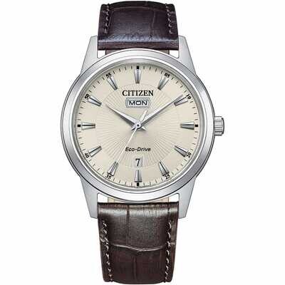 Citizen AW0100-19A orologio eco-drive solo tempo uomo