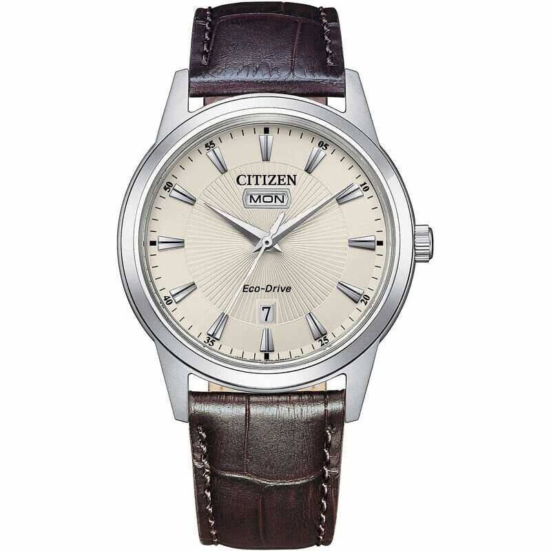 Citizen AW0100-19A orologio eco-drive solo tempo uomo