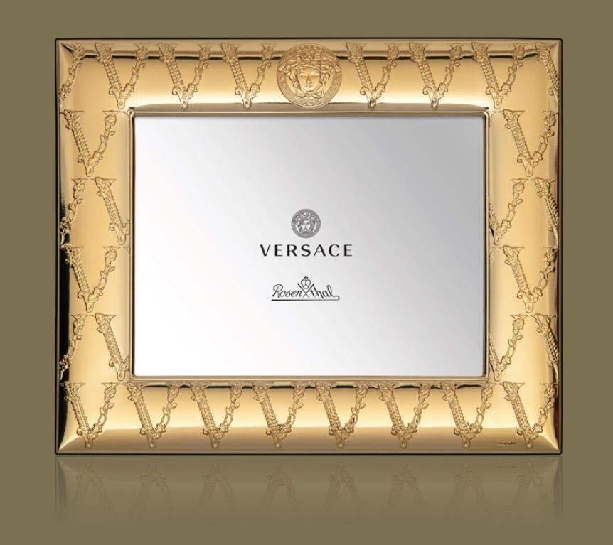 VERSACE PORTAFOTO ORIZZONTALE VHF9 GOLD - VARIE MISURE, MISURA: 15X10