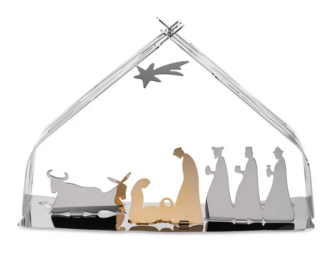 Alessi Presepe Bark Crib - Vari colori, COLORAZIONE: Acciaio