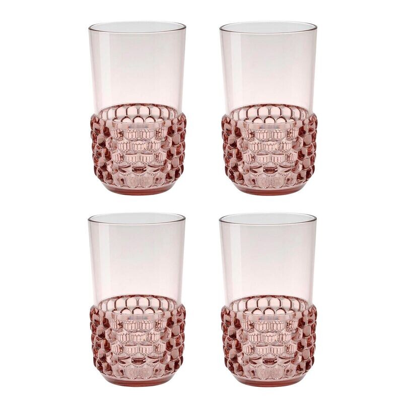 Kartell Jellies family bicchieri Long Drink set 4 pezzi - Vari Colori