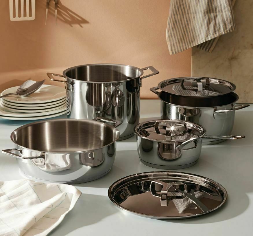 Alessi SET DI PENTOLE 7 PEZZI 