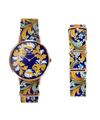 Barbosa orologio Maiolica Blu 28 mm