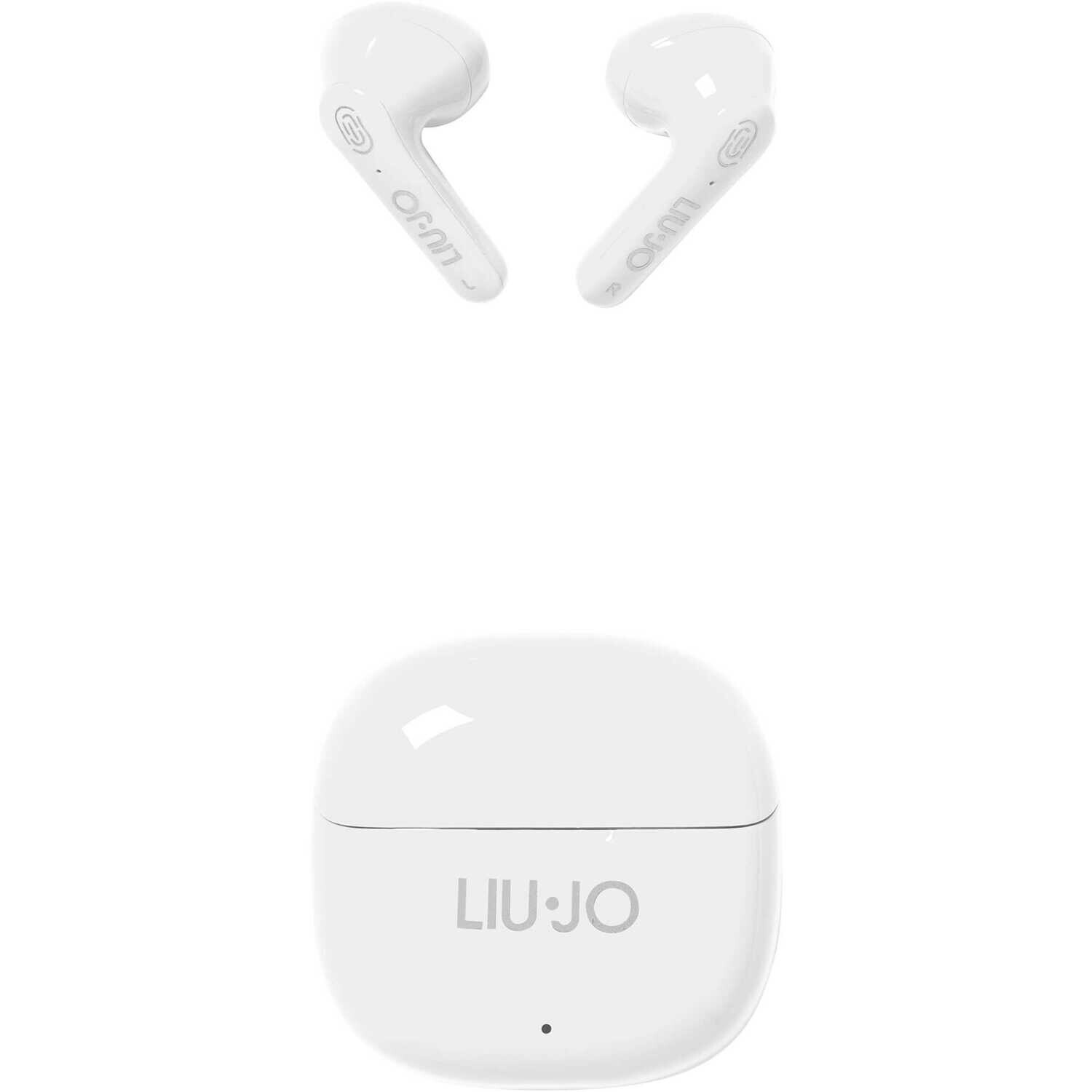 Liu-jo earbuds teen cuffie auricolari wireless bianchi