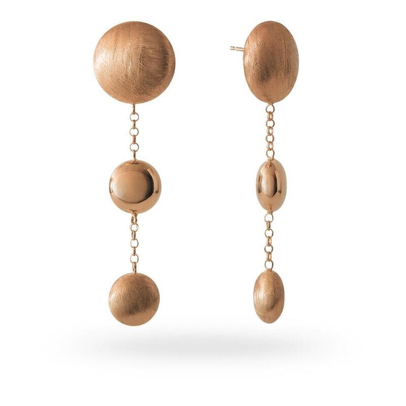 Diva Gioielli Collezione Aura Orecchini in argento placcati oro rosa