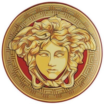 Versace Medusa Amplified piatto piano 17 cm golden coin Versace Medusa Amplified piatto piano 17 cm golden coin