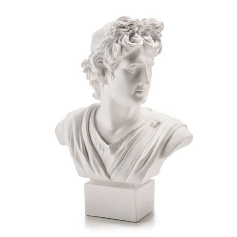 Lamart Palais Royal Busto bianco Apollo 35 cm