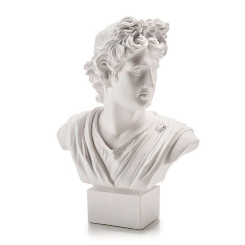 Lamart Palais Royal Busto bianco Apollo 50 cm Lamart Palais Royal Busto bianco Apollo 50 cm