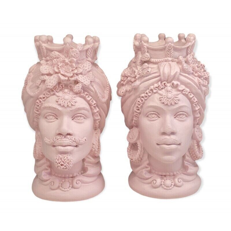 Lamart Palais Royal coppia teste di moro 11 cm Lamart Palais Royal coppia teste di moro 11 cm