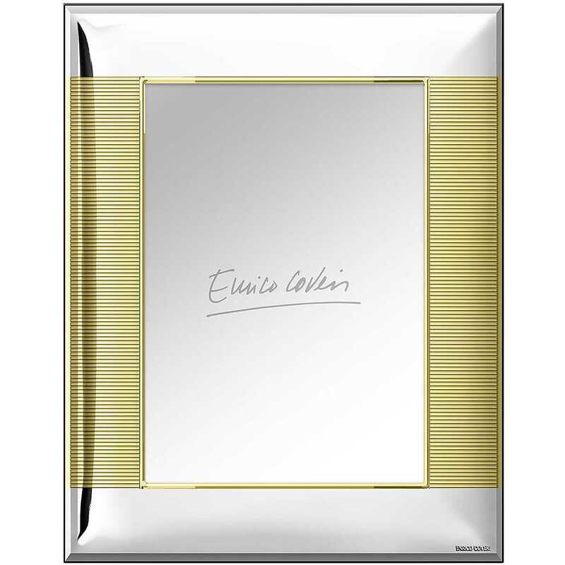 Enrico Coveri Portafoto linea Temple silver/gold varie misure