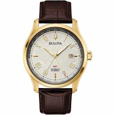 Bulova 97B210 Wilton GMT Automatic 24 Jewels orologio per uomo
