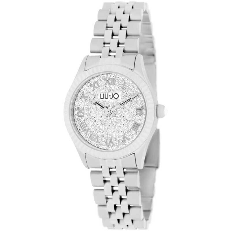 Liu-Jo  TLJ1980 Orologio Tiny Silver full pavè per donna