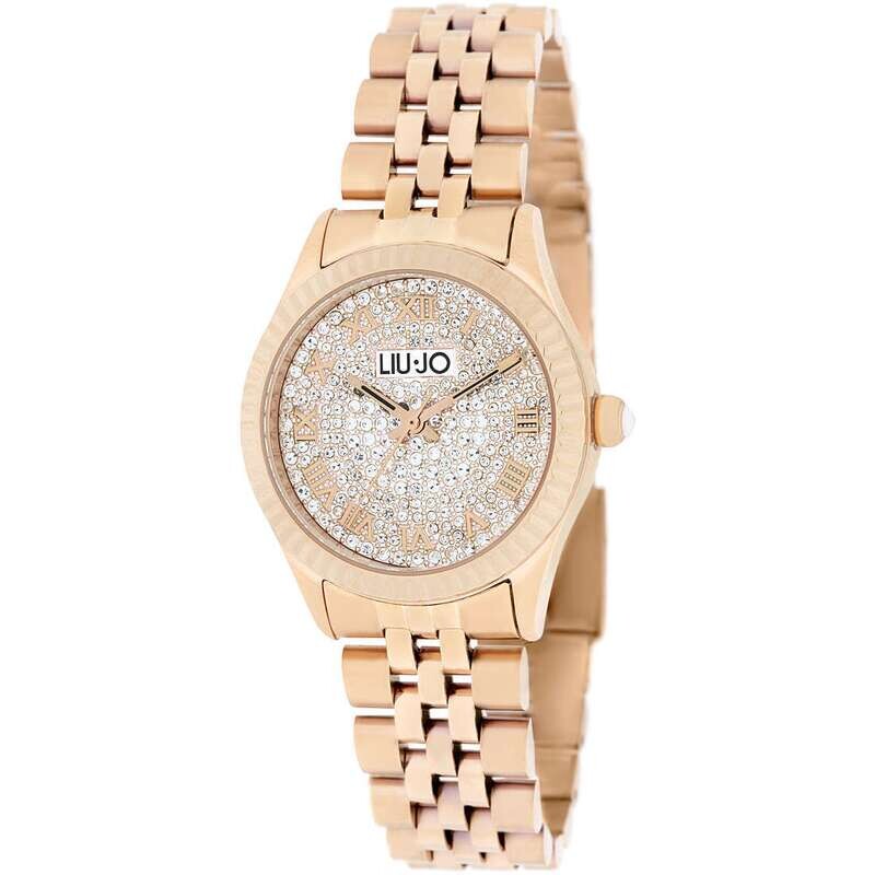 Liu-Jo TLJ1982 Orologio Tiny gold rose full pavè per donna Liu-Jo TLJ1982 Orologio Tiny gold rose full pavè per donna