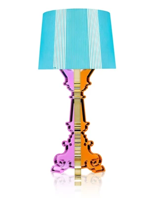 Kartell Bourgie Lampada Da Tavolo Multicolor Azzurro