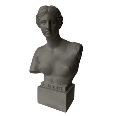 Lamart Palais Royal Busto Aphrodite Grigio Antracite cm 35