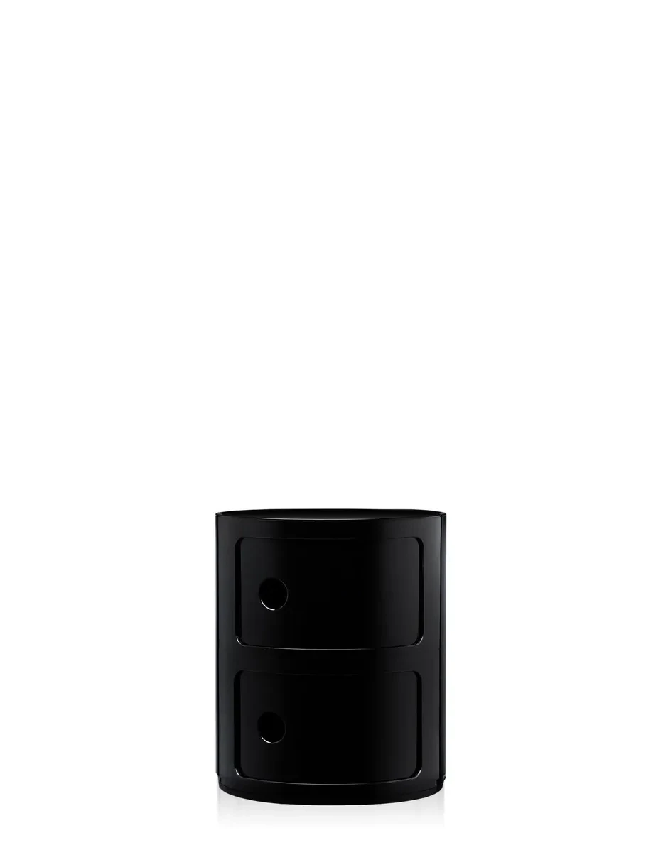 Kartell Contenitore Componibile Classic 2 elementi nero