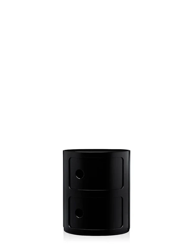 Kartell Contenitore Componibile Classic 2 elementi nero Kartell Contenitore Componibile Classic 2 elementi nero