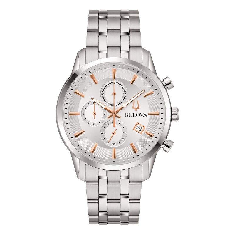 Bulova Sutton Chrono Silver 96B411 Orologio Uomo