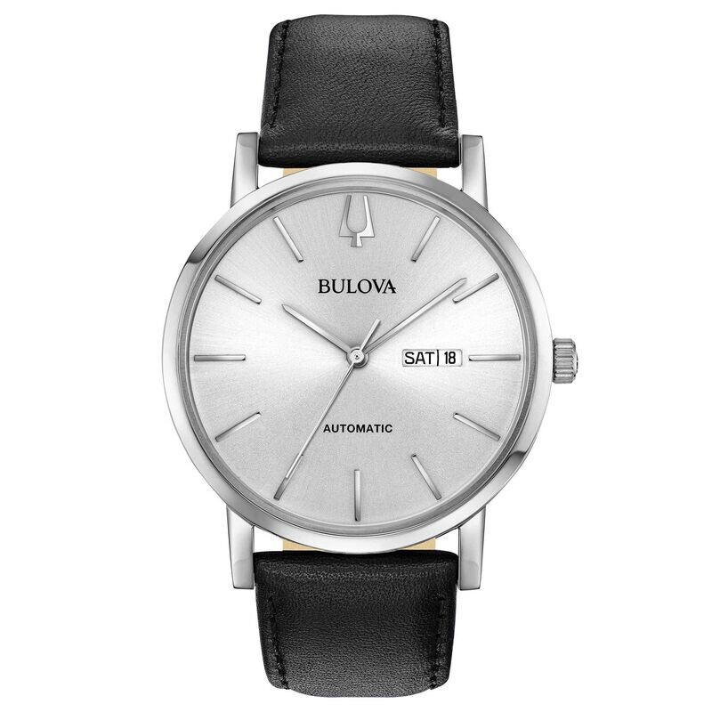 Bulova 96C130 orologio Clipper Automatic pelle per uomo