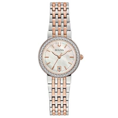 Bulova orologio 98R280 Diamonds Classic Lady per donna