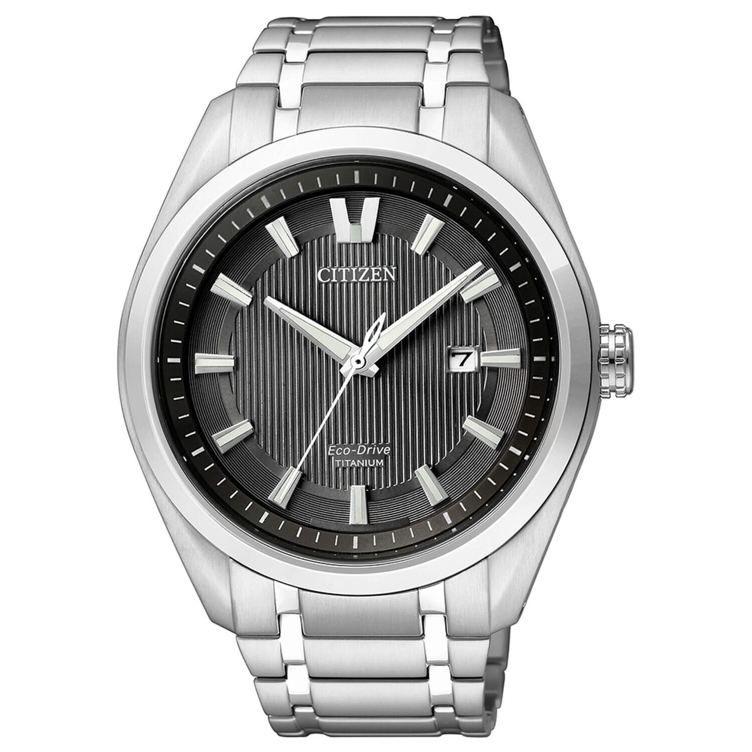 Citizen AW1240-57E "1240" Super Titanio orologio solo tempo per uomo