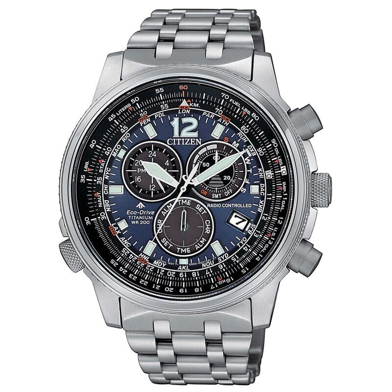Citizen CB5850-80L Crono Pilot Super Titanio orologio radiocontrollato