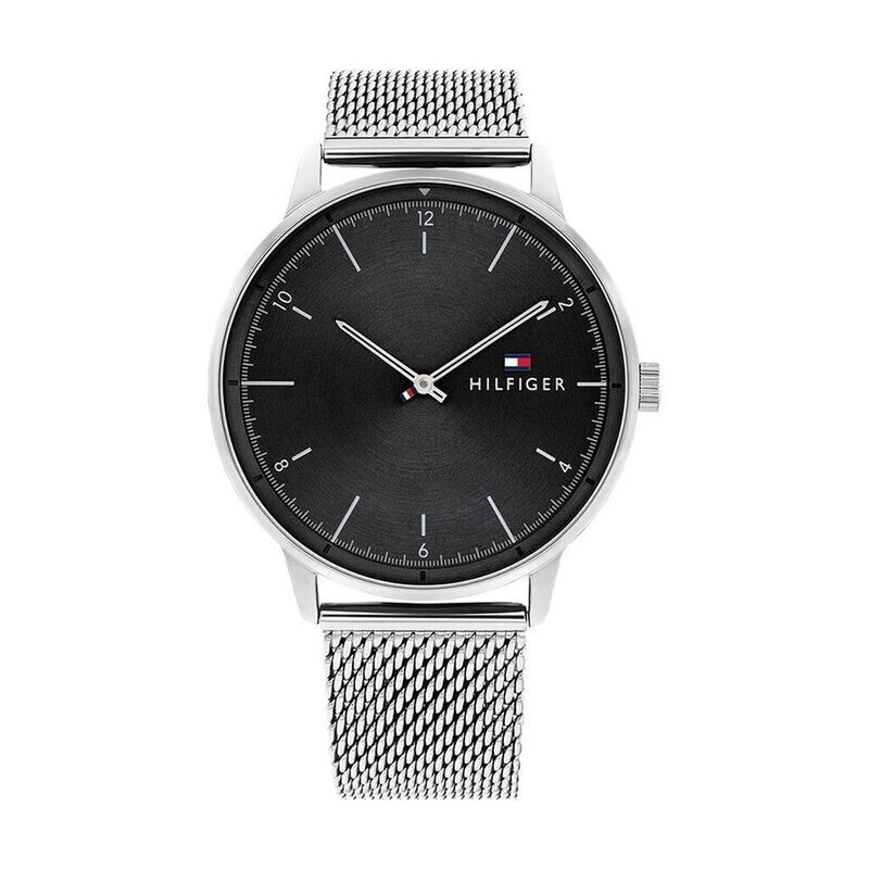TOMMY HILFIGER OROLOGIO HENDRIX 43mm Black Silver