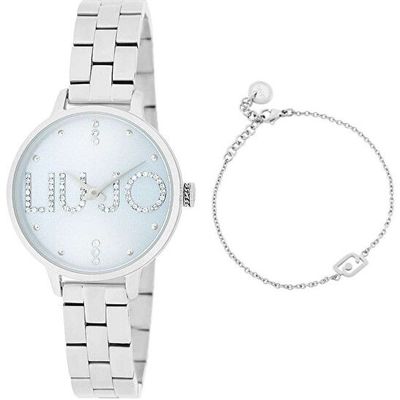 Liu-jo TLJ2039 Orologio Couple plus azzurro + bracciale omaggio abbinato