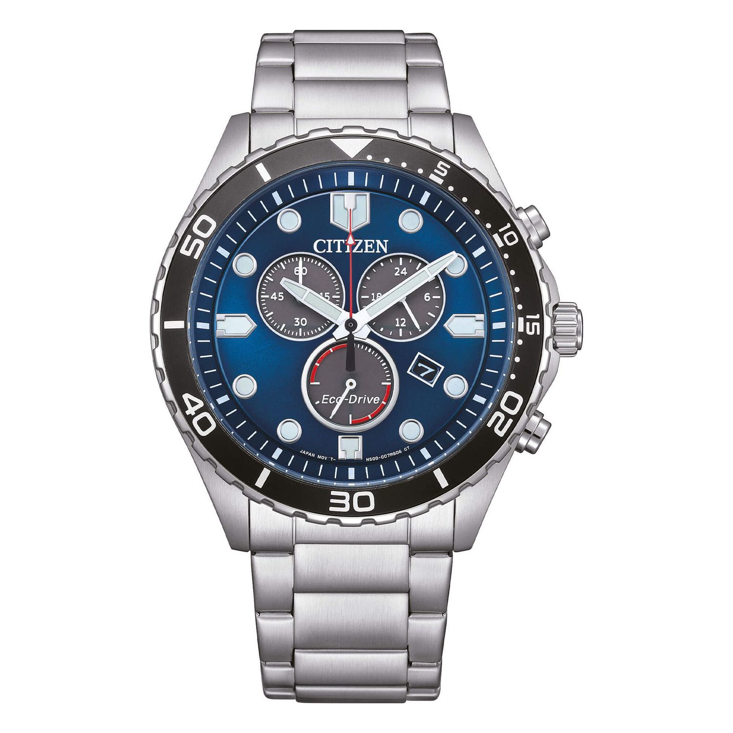 Citizen eco-drive crono sport AT2560-84L orologio uomo