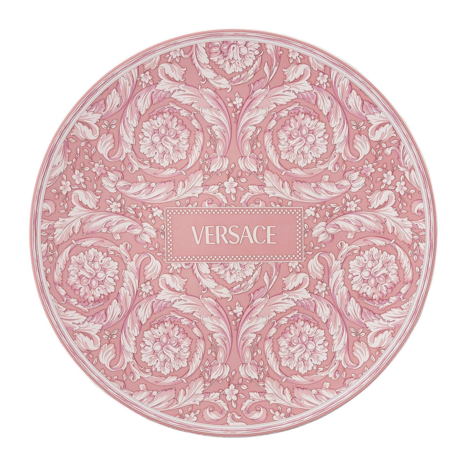 Versace Barocco Rose piatto segnaposto 33 cm