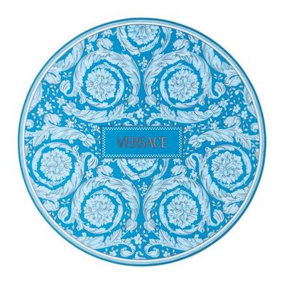 Versace Barocco Teal piatto segnaposto 33 cm Versace Barocco Teal piatto segnaposto 33 cm
