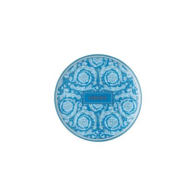Versace Barocco Teal piatto piano 17 cm Versace Barocco Teal piatto piano 17 cm