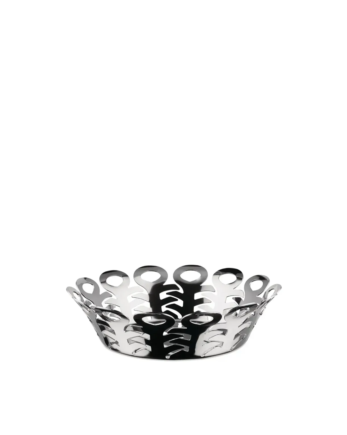 Alessi Cestino Vimini 25 cm - Vari colori, COLORAZIONE: Acciaio