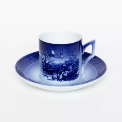 Royal Copenhagen Christmas Cup/Saucer - Tazza con piattino 1995 Royal Copenhagen Christmas Cup/Saucer - Tazza con piattino 1995