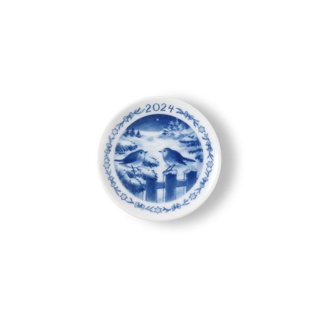 Royal Copenhagen Birds in the Snow | Christmas Plaquette 2024
