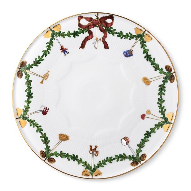 Royal Copenhagen Star Fluted Christmas Dish 32 cm Royal Copenhagen Star Fluted Christmas Dish 32 cm