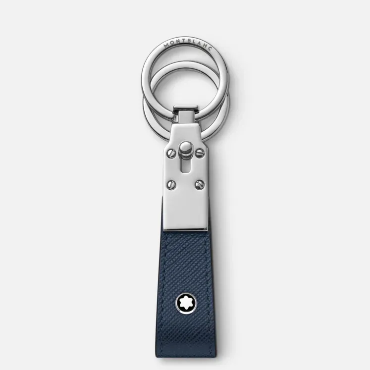 Montblanc Portachiavi con passante sartorial Blu 131735