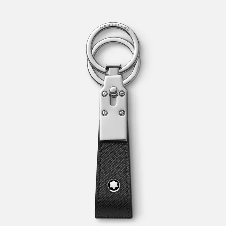 Montblanc Portachiavi con passante sartorial Nero 130747