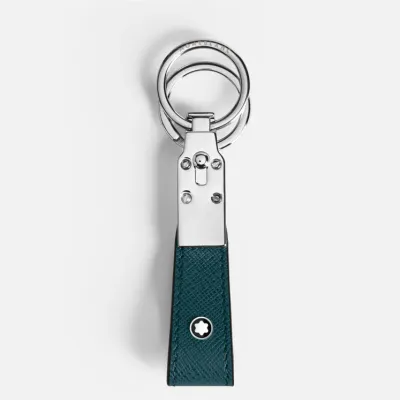 Montblanc Portachiavi con passante sartorial Blu Cipro 198891
