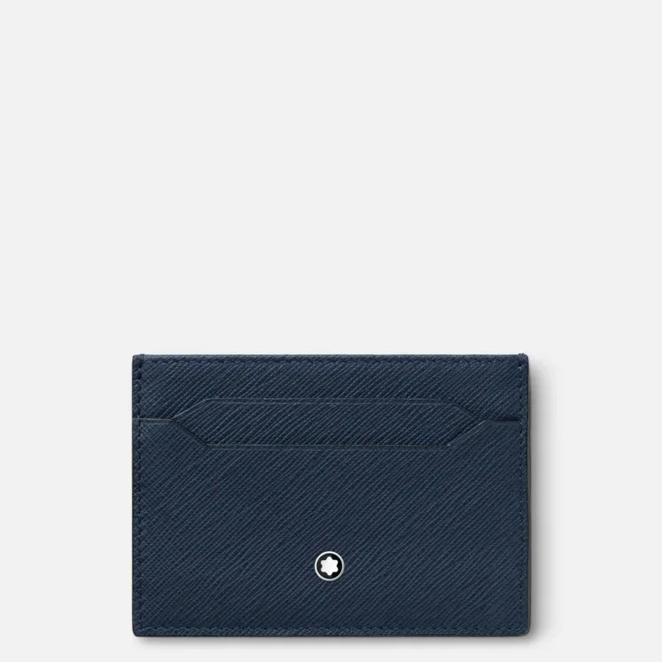 Montblanc Portacarte 5 scomparti Sartorial Blu Inchiostro