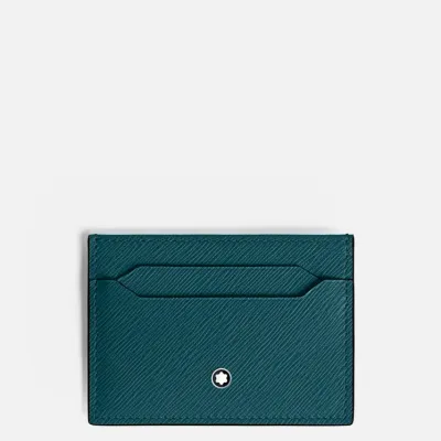 Montblanc Portacarte 5 scomparti Sartorial Blu Cipro
