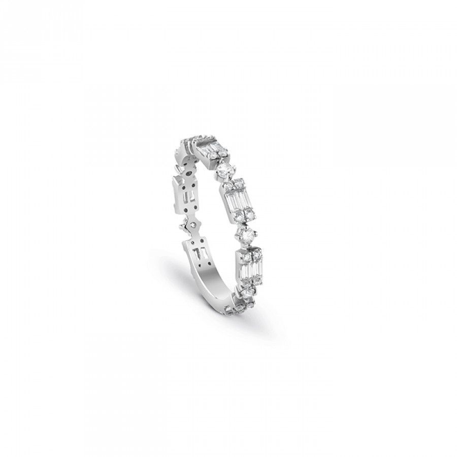 Salvini Damiani Linea MAGIA - Anello in oro bianco con diamanti ct. 0.65